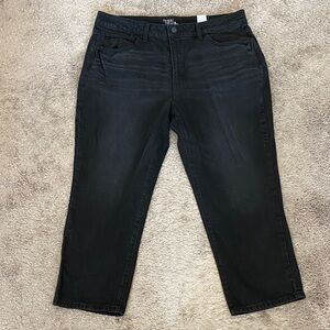 2/$15 black high rise jeans